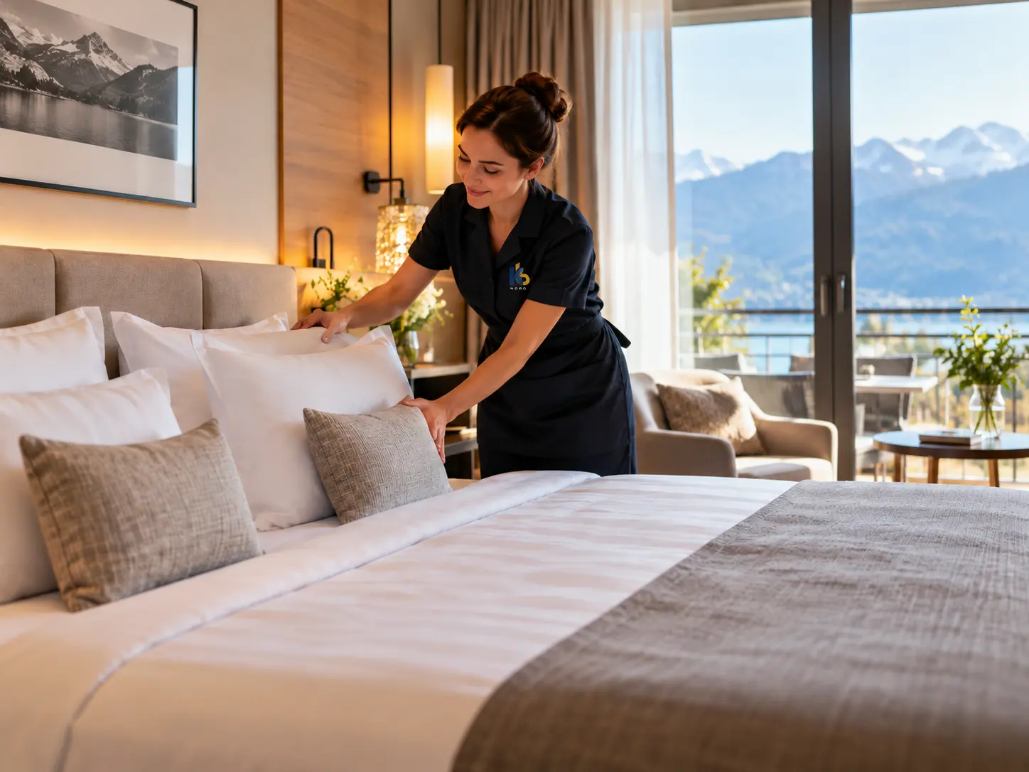 Reinigung von Hotelzimmern und Ferienwohnungen