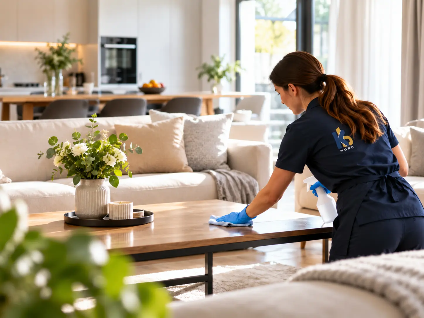 Professionelle Reinigung im Privathaushalt