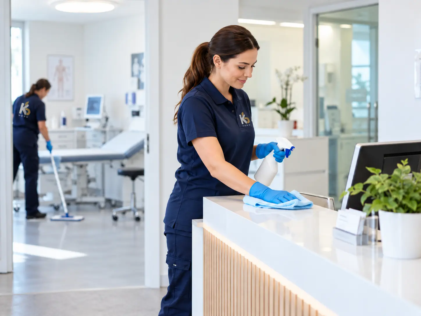 Hygienische Praxisreinigung